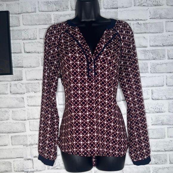 41 Hawthorne Long Sleeve Blouse Top Size Small - Picture 1 of 5